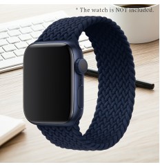 Solo Loop trenzado para iwatch Band 44 mm 40 mm 45 mm 41 mm 49 mm 42 mm 38 mm Pulsera elástica Iwatch Series 7 3 Se 6 8 Ultra Correa