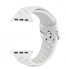 Correa de reloj de silicona para Apple reloj Band 44 mm 42 mm 45 mm 38 mm Pulsera Correa deportiva para Apple reloj Band Ultra 49 mm 40 41 mm - Accesorios para teléfonos celulares