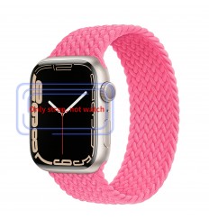 Solo Loop trenzado para Apple Watch Series 7 Se 6 5 4 3 2 Band