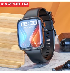 Smart reloj 2022 Llamada y SMS Recepción / marcación Reloj inteligente para teléfonos Android e iOS con pantalla táctil Rastreador de actividad física con frecuencia cardíaca Monitoreo del sueño Podómetro Impermeable para damas Hombres