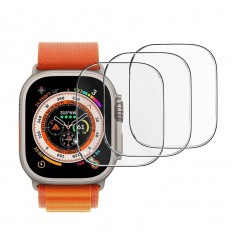 3 uds película de vidrio templado sin burbujas antiarañazos Hd transparente ultrafino Protector de pantalla de repuesto para Iwatch Ultra 49mm