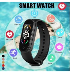 2022 nueva pulsera inteligente Fitness Smartband, medición de la presión arterial del ritmo cardíaco, reloj inteligente resistente al agua para hombres y mujeres