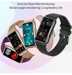 Reloj deportivo inteligente H80, pantalla HD de 1,47 pulgadas, monitorización de la frecuencia cardíaca, presión arterial, reloj de monitorización de la salud del oxígeno en la sangre