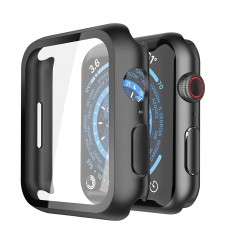 Funda protectora de pantalla de vidrio templado para Apple Watch Series 7