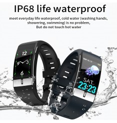 Nuevo reloj inteligente E66, pulsera, podómetro deportivo, resistente al agua