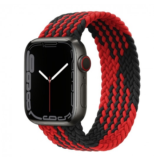 Solo Loop trenzado para Apple Watch Series 7 6 Se 5 4 3