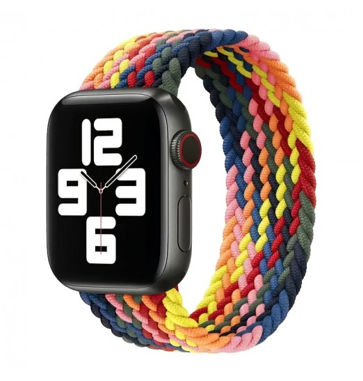 Solo Loop trenzado para Apple Watch Series 7 6 Se 5 4 3