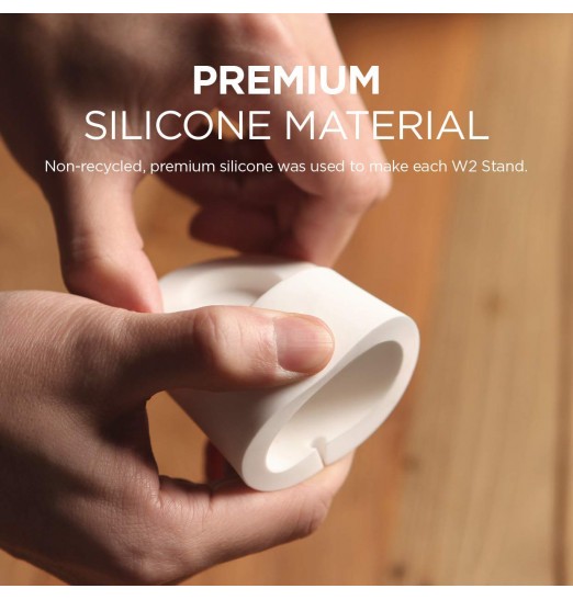 Carga magnética de silicona premium compatible con el modo de mesita de noche para la serie Apple Watch