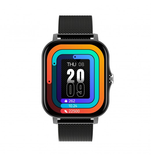 Smart reloj, p6 Call Sports Smart reloj para hombres y mujeres, calorías, sueño de frecuencia cardíaca, presión arterial, control de oxígeno en sangre, con reemplazo de 2 correas de reloj