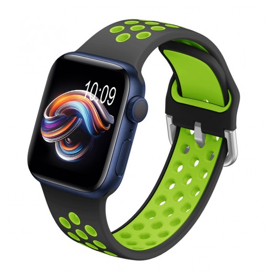 Correa deportiva compatible con Apple WatcBanda h 44mm 42mm 45mm 49mm 41mm 40mm 38mm, correa de silicona suave, bandas de repuesto transpirables para Apple Watch Se/ultra Iwatch Series 8 7 6 5 4 3 2 1