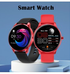 Reloj inteligente, reloj inteligente para Android Iphones con podómetro, reloj inteligente Android a prueba de agua con monitor de presión arterial de frecuencia cardíaca Recordatorio de llamada Smartwatch para Ios Android
