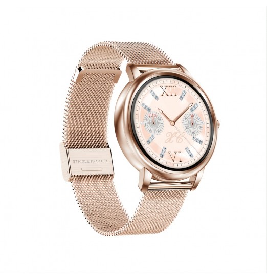 Reloj elegante de la supervisión del ritmo cardíaco de las mujeres, reloj elegante de la moda, prenda impermeable para la aptitud de los deportes