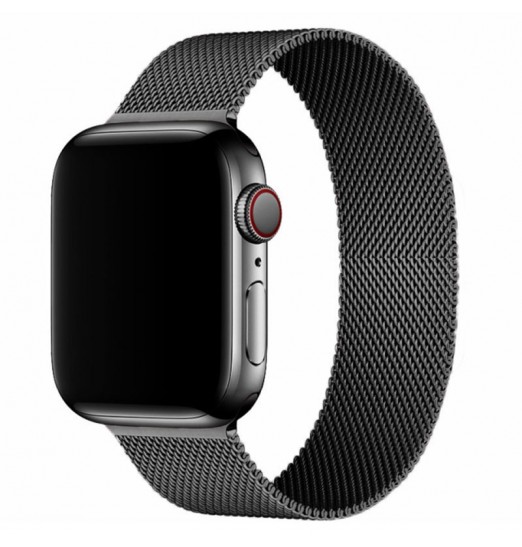 Correa Milanese Loop para Apple Watch Band 49mm 41mm 45mm 40mm 44mm 38mm 42mm Pulsera magnética de acero inoxidable Iwatch 8 7 6 5 4 3 2 1 Pulsera