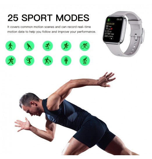 Reloj inteligente Pulsera Oxígeno Ritmo cardíaco Calor corporal Monitor de sueño Multifunción Medidor deportivo Nota informativa