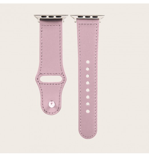 Bandas de cuero delgadas compatibles con Apple Watch 41 mm / 40 mm / 38 mm Iwatch Straps Series 7/6 / se / 5/4/3/2/1, pulsera deportiva de cuero genuino suave de repuesto