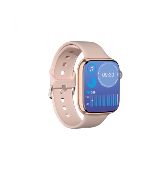 Reloj inteligente con control de frecuencia cardíaca, reloj inteligente resistente al agua con doble clic, reloj deportivo para mujer y hombre