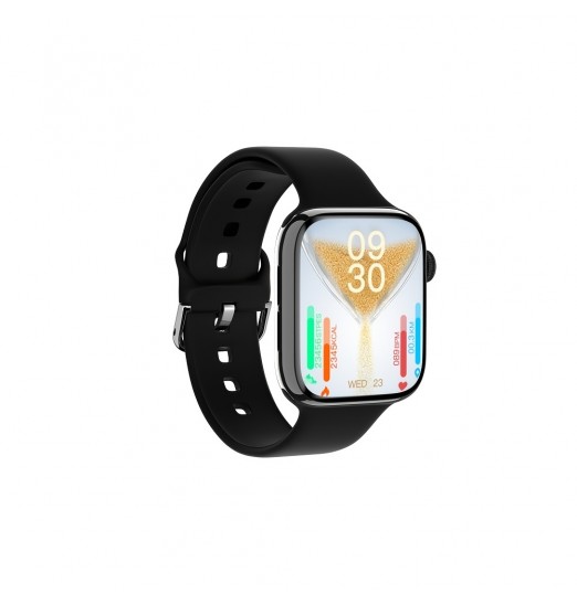 Reloj inteligente con control de frecuencia cardíaca, reloj inteligente resistente al agua con doble clic, reloj deportivo para mujer y hombre