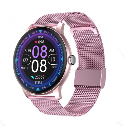 Smart Watch Bt Call Fitness Tracker Monitor de ritmo cardíaco Dial impermeable Reloj inteligente