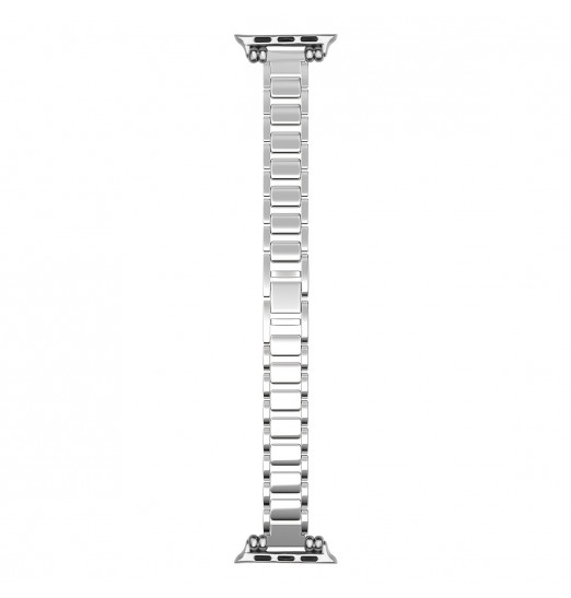 Correa de reloj impermeable de acero inoxidable para Apple Watch Band 38mm40mm41mm 42mm44mm45mm49mm Hombres y mujeres