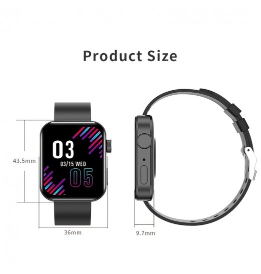 Smart reloj Pantalla completa Llamada inalámbrica Contraseña Sports Custom reloj Face Sleep Monitor Smartreloj