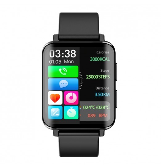 Nueva llamada Smartwatch Pantalla curvada Monitoreo inteligente del ritmo cardíaco Natación Reloj inteligente impermeable con múltiples modos deportivos