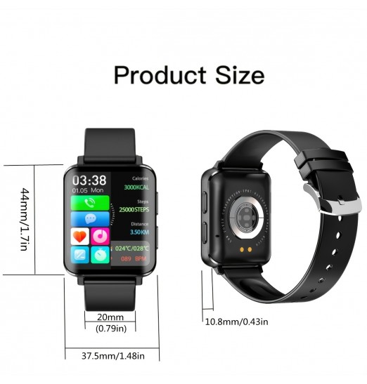 Nueva llamada Smartwatch Pantalla curvada Monitoreo inteligente del ritmo cardíaco Natación Reloj inteligente impermeable con múltiples modos deportivos