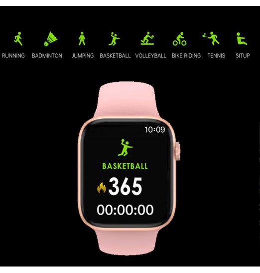 Reloj deportivo de 1,72 pulgadas con monitor de frecuencia cardíaca/sueño/presión arterial