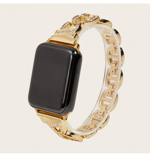 Correa Metal Vo Con Strass Para Iwatch 1-6